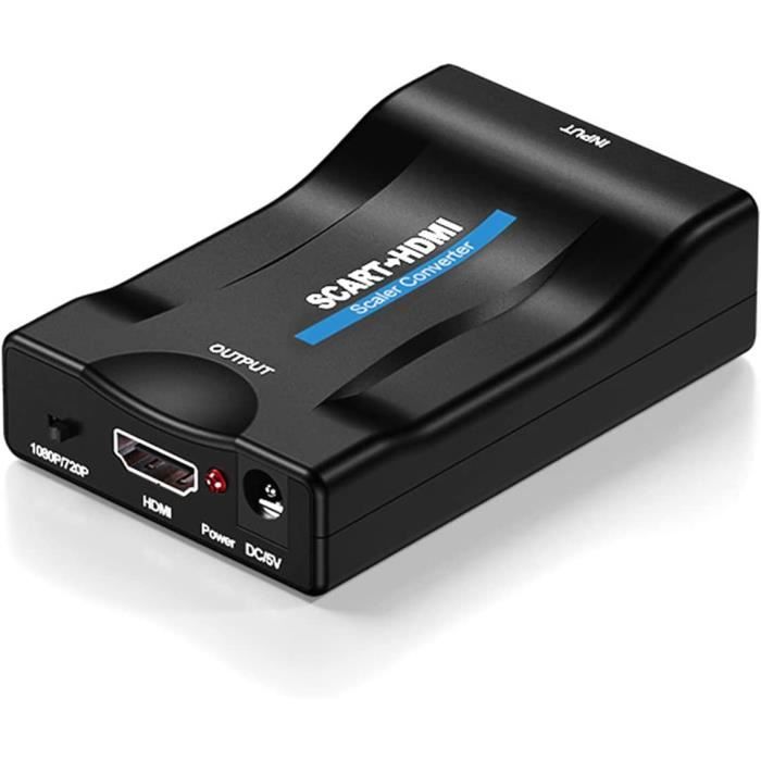 Adaptateur HDMI - SCART - Convertisseur Péritel vers HDMI - Full HD ...