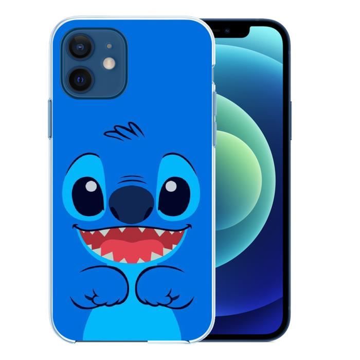 Coque pour iPhone 12 mini - Stitch Bleu
