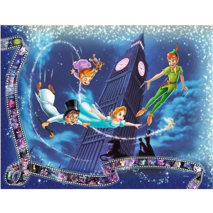 Puzzle 1000 pièces : Disney - Peter Pan aille Unique Coloris Unique
