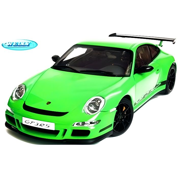 PORSCHE 997 GTR 3 RS 1:24, VERT - WELLY 3277747
