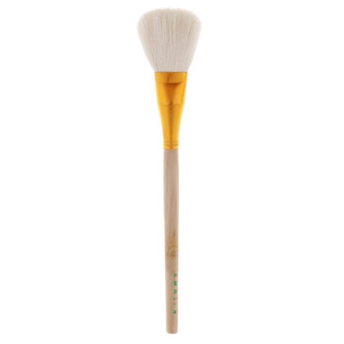 Couleur 21cm Brosse de Potrerie à Grande Tête En Bois d'Argile, Pinceaux de Peinture Pour Artistes, Sculpture