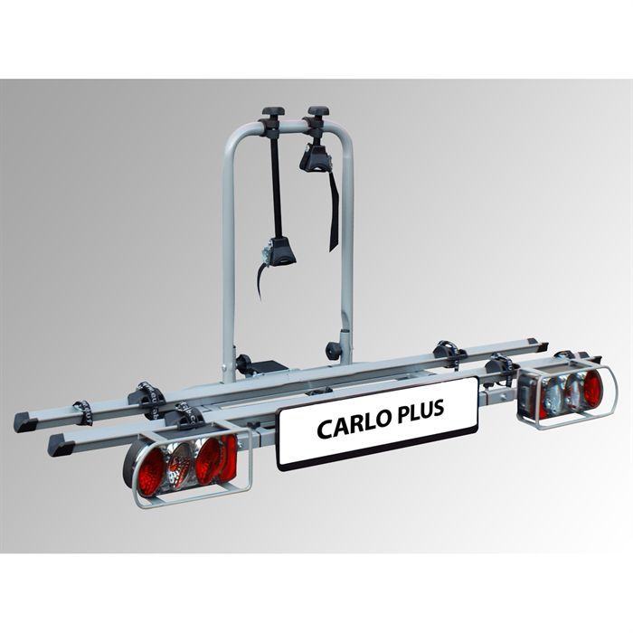 Porte-vélos sur attelage- 2 vélos Eufab Carlo Plus