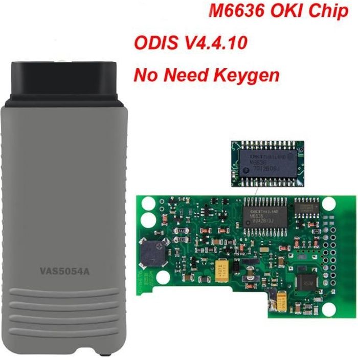 Outil de diagnostic de Voiture VAS 5054A ODIS V4.3.3/V4.4.10/V3.0.3 Bluetooth avec Puce OKI Support UDS Protocol Pour VW / Audi