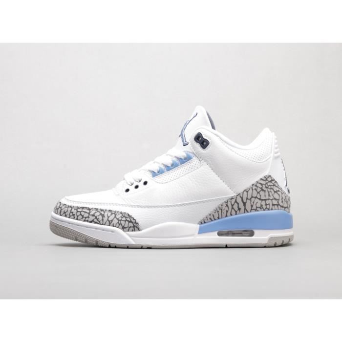 Air Jordan 3 High Top Trainers Homme et Femme Basket Sneakers