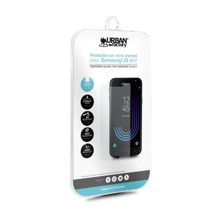 URBAN FACTORY Protection d'écran transparent - Pour Samsung Galaxy J3 (2017)