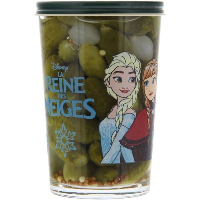 Cornichon en verre décor - 100g