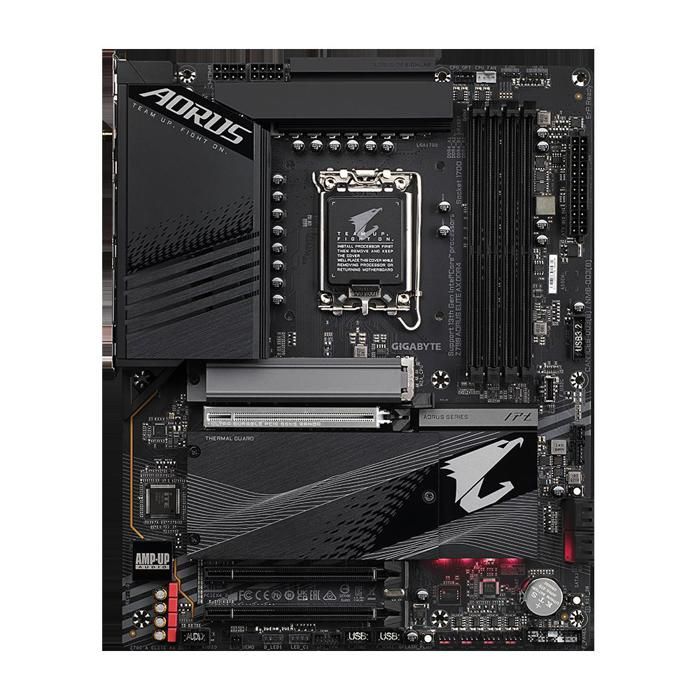 Carte mère GIGABYTE Z790 AORUS ELITE AX DDR4 SDRAM Intel Z790 Socket LGA1700 4xDDR4 SDRAM 128GB ATX - Gigabyte