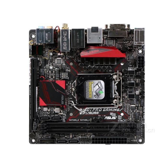 Carte mère ASUS B150I PRO GAMING / WiFi / AURA Intel B150 LGA 1151 2xDDR4 32GB Mini-ITX - Asus