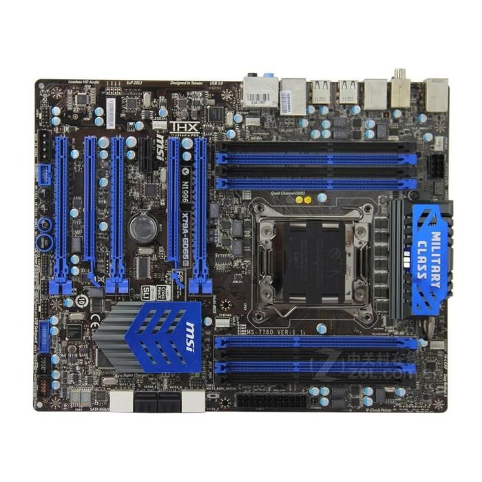 Carte mère MSI X79A-GD65(8D) Intel X79 LGA 2011 8xDDR3 SDRAM 128 Go ATX - Msi
