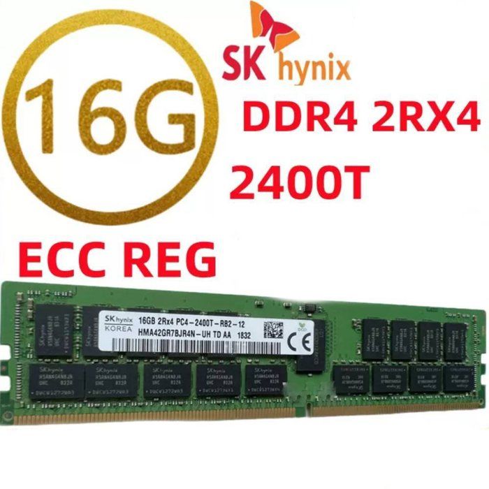 Mémoire RAM PC SK hynix 16GB DDR4 REG RECC 2R×4 2400MHz - Sk Hynix