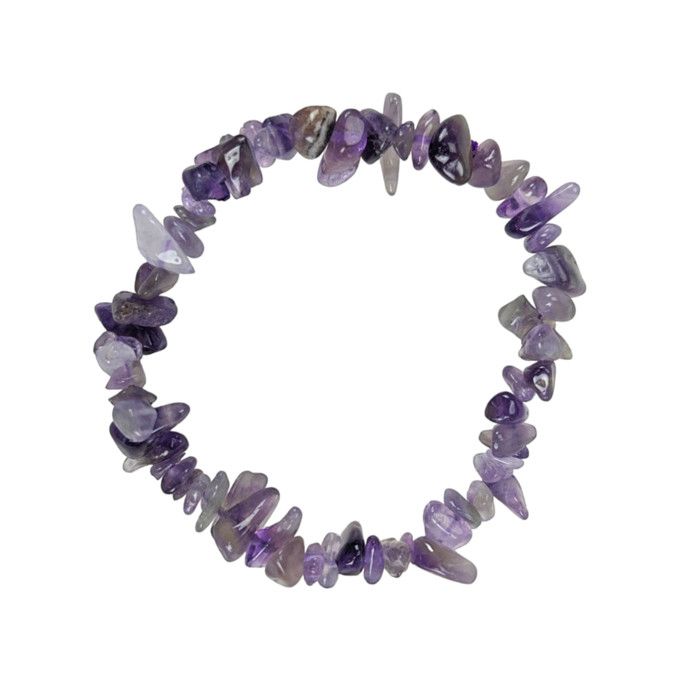 Bracelet baroque en Améthyste Unisexe Taille Unique