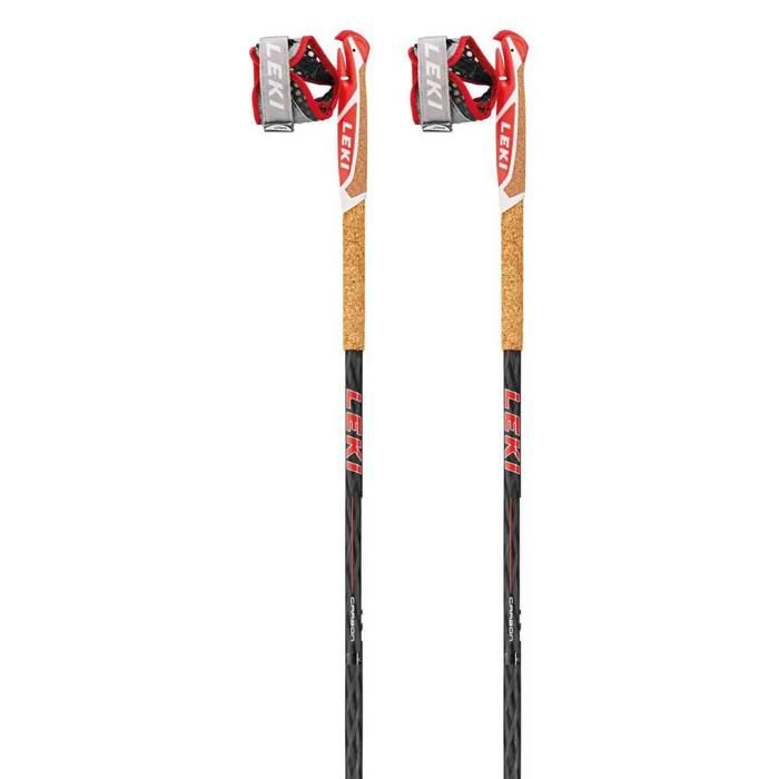 Bâtons De Randonnée Légers TheFitLife Aluminium - Poignées En Liège - Longueur Repliée 62cm - Neuf