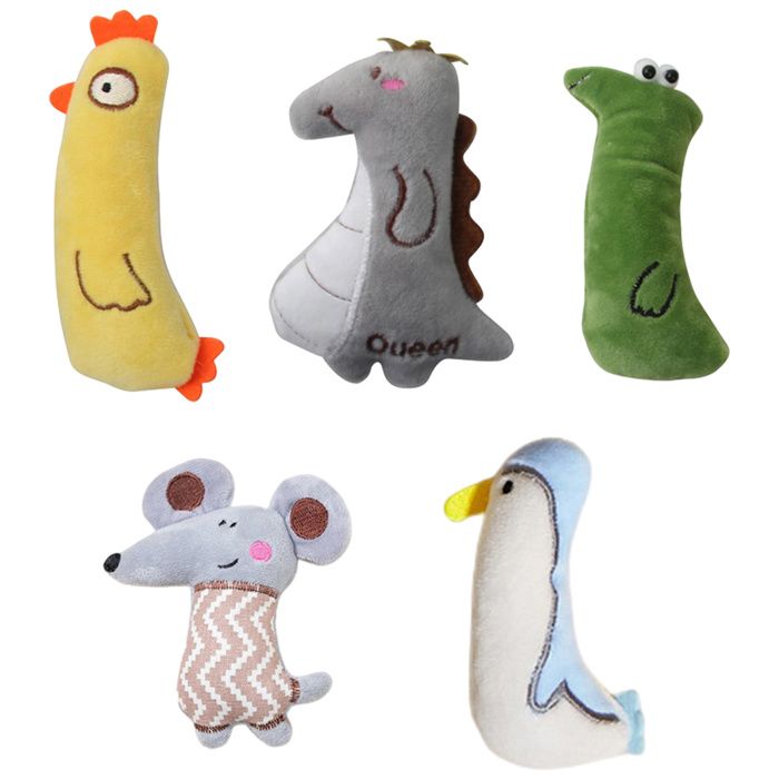 Comparer les prix de Jouets à lherbe à chat - EINNENFFER - Coussin pour chats - Non toxique - Peluche douce - 5 pièces