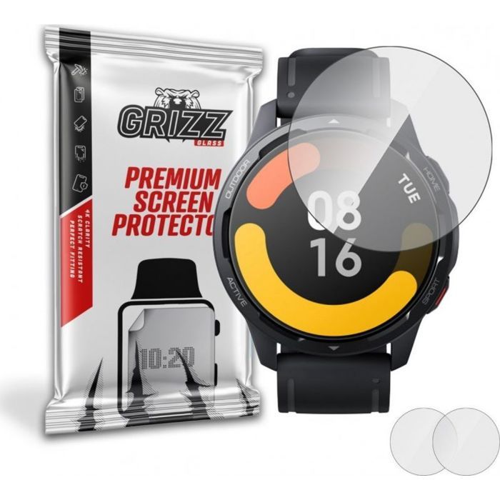 Vitre pour montre connectee - ecran pour montre connectee Grizzglass Verre hybride pour Xiaomi Watch S1 Active
