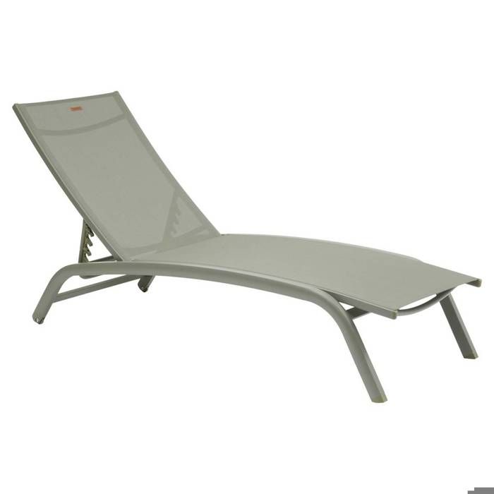 Transat aluminium traité époxy BONAO vert laurier - Hespéride Transat aluminium traité époxy BONAO vert laurier - Hespéride