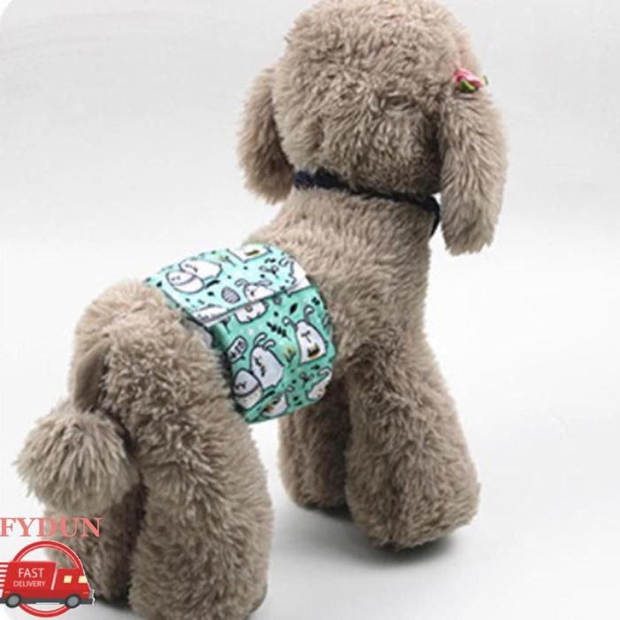 FYDUN couches lavables pour chiens mâles Couches pour chiens mâles réutilisables lavables Super animalerie manteau Lapin M Lapin S
