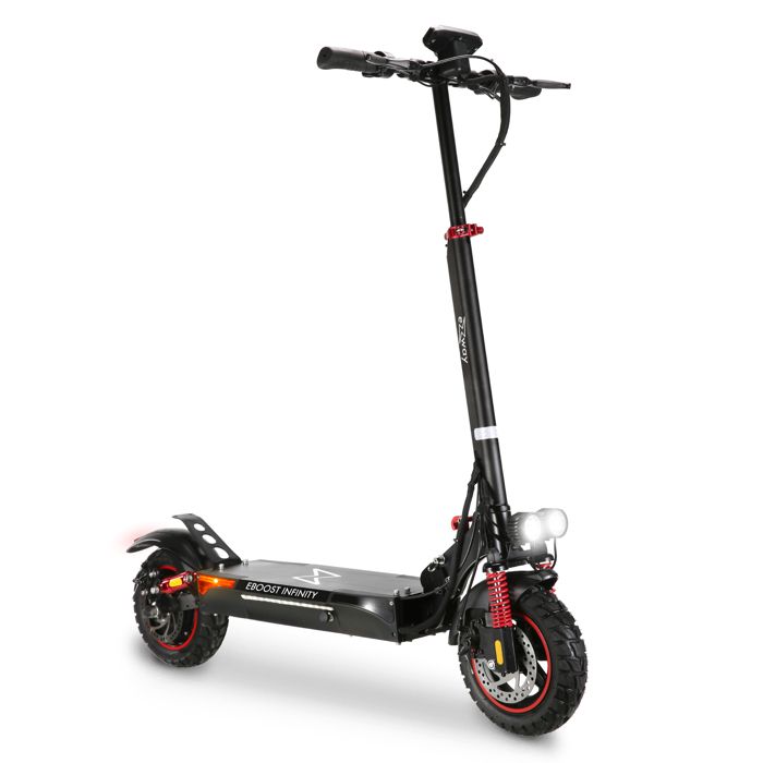 URBANGLIDE Trottinette &Eacute;lectrique Adulte EBOOST INFINITY Autonomie 70Km 25Km/h Pliable Freins &agrave; Disque Double Pneus 10