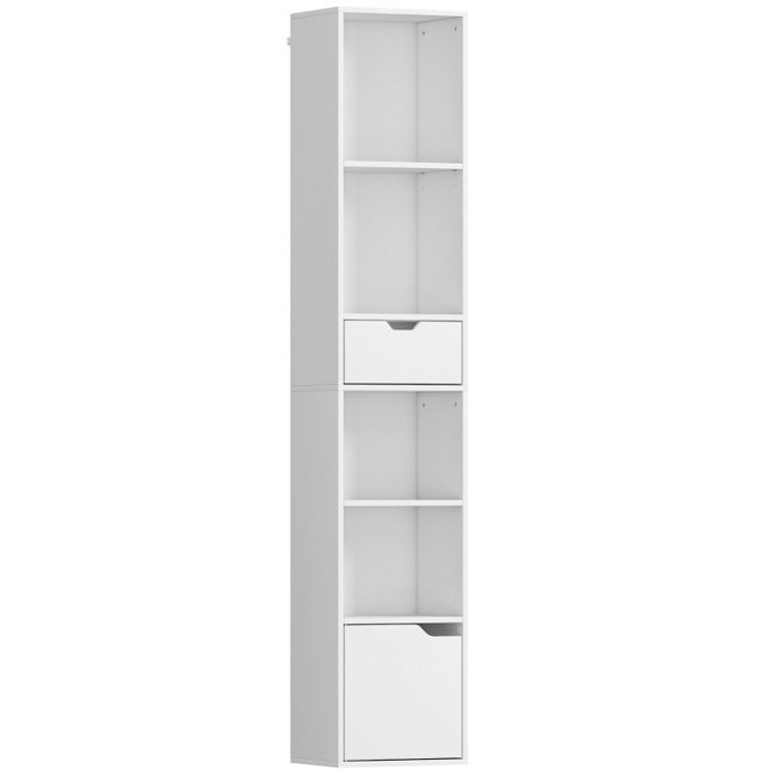 Bibliothèque réglable à 6 niveaux et 3 niveaux avec porte darmoire à tiroirs étagère réglable présentoir blanc Bibliothèque réglable à 6 niveaux et 3 niveaux avec porte darmoire à tiroirs étagère réglable présentoir blanc