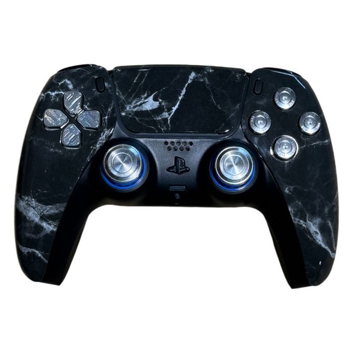 Manette Clever Silver Marble Custom (compatible PS5)