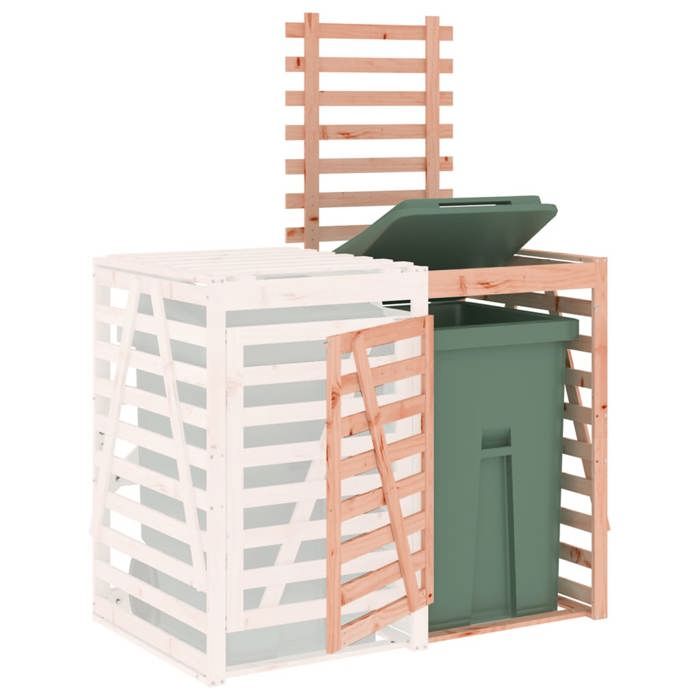 EN SOLDE*Cache et abri jardin - MONNA - Extension dabri de poubelle - sur roulettes bois Douglas massif@623774