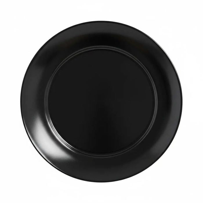 6 assiettes plates noires 25 cm Apy - Luminarc 6 assiettes plates noires 25 cm Apy - Luminarc