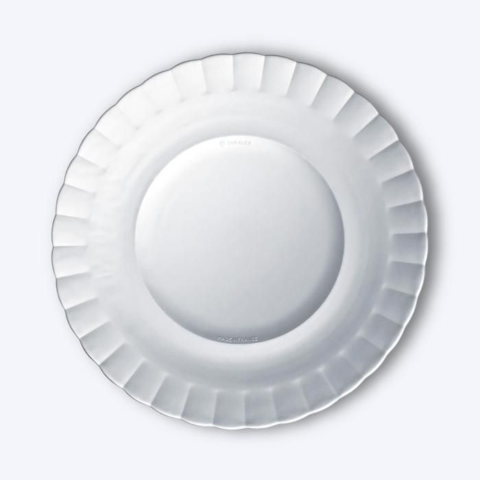 Picardie - Assiette transparente  - 26cm