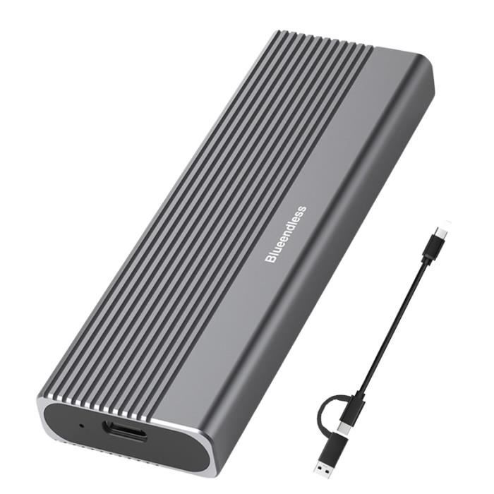 Boîtier Externe HDD 3.5" USB 3.0 + RJ45 Ethernet NAS Streaming – Serveur Réseau Portable Avec Alim 12V