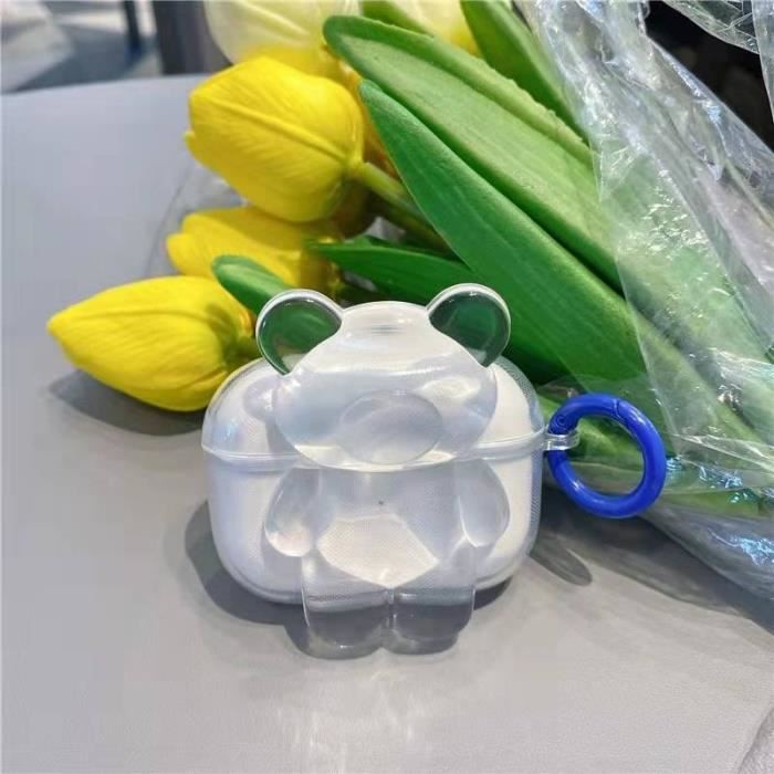 Coque AirPods Pro Vucques 3D Mignonne Vache – Silicone TPU Dessin Animé, Protection Cute Pour Filles & Ados