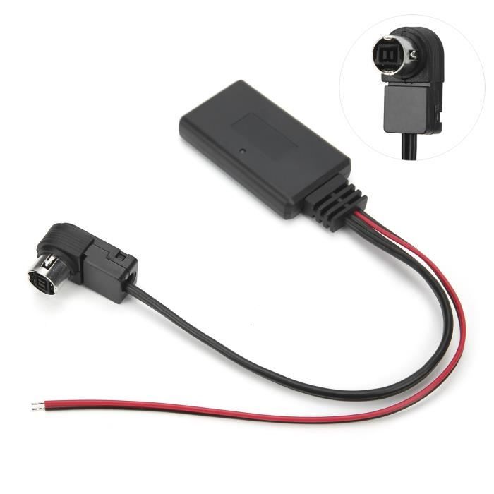 Adattatore Bluetooth AUX Per Alpine – Cavo Wireless 12V Per Autoradio, Compatibile Con DVA-9861, IDA-X001, IVA-205R E Altri