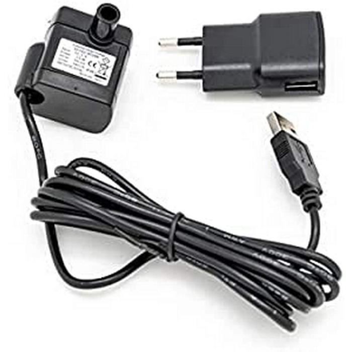 Adaptateur USB - Modèle 50043 - Compatible Catit & Dogit - Rechargeable USB - Noir