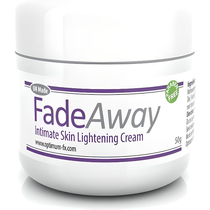 FadeAway Crème Éclaircissante Pour La Peau Intime Sans Paraben 50ml