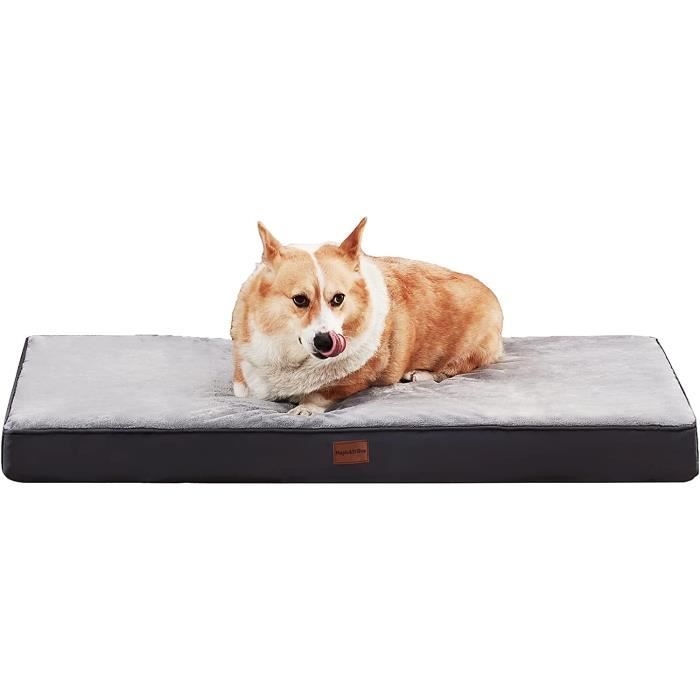 Panier Chien Imperm?�able Orthop?�dique, Coussin pour Chien Grande Taille D?�houssable Tapis 