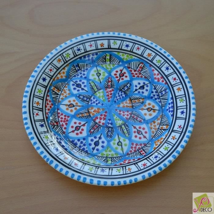 Vaisselle Artisanale Décorée Assiettes Creuses Tebsi Bakir Royal