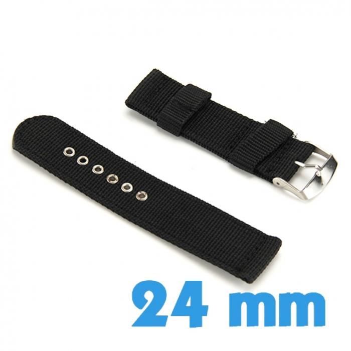 Bracelet Montre High-tech Aspect Textile - Gris, Largeurs 20-26 Mm, Neuf Avec étiquette, Unisexe