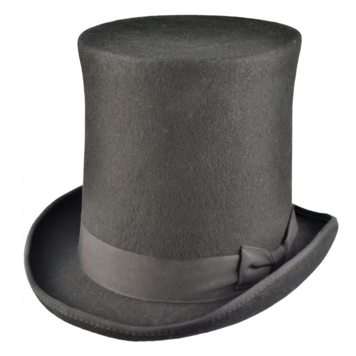 MAXJCN Chapeau Corbeau Gothique Victorien Noir et Rouge Haut de Forme Chapeau de Mariage Chapeau Chapeau de fête Couleur : 1, Taille : 55cm 