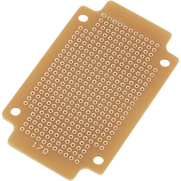 Tru Components Supcb003 Platine Euro Bakelite L X L 77 5 Mm X 47 3 Mm 35 µm Pas 2 54 Mm Conditionnement 1 Pc S Cdiscount Bricolage