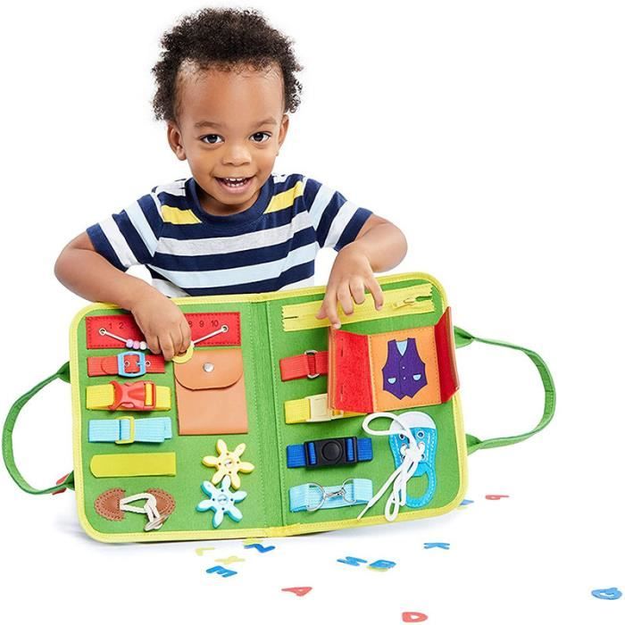 Jeux Montessori 1 an Tout-Petits, Apprendre Compétences de Vie Jouets  éducatifs pour Garcon Fille BéBé 1 2 3,JEU D'APPRENTISSAGE - Cdiscount Jeux  - Jouets