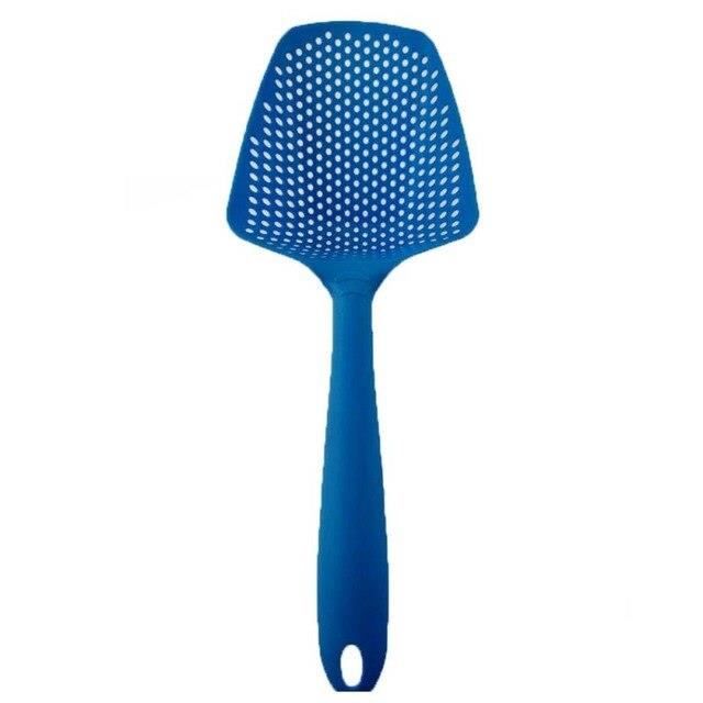 Cuillère Passoire Jumbo Soft - Nylon/PP/TPR - 36 Cm - Gris/Orange Fackelmann