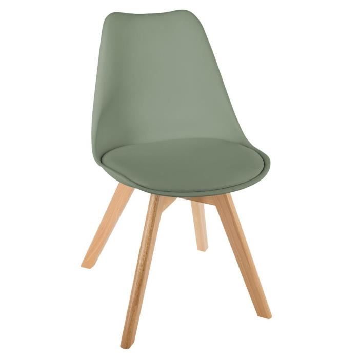 Eazy Living Chaise de Salle à Manger Berenice Vert