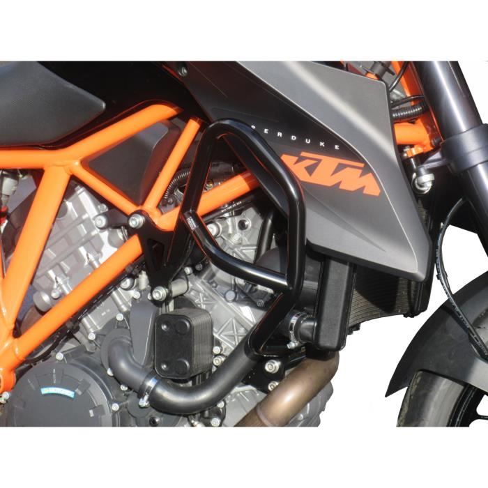 Crash Bars Pare carters Heed KTM 1290 SUPER DUKE R (2014 2016) noir