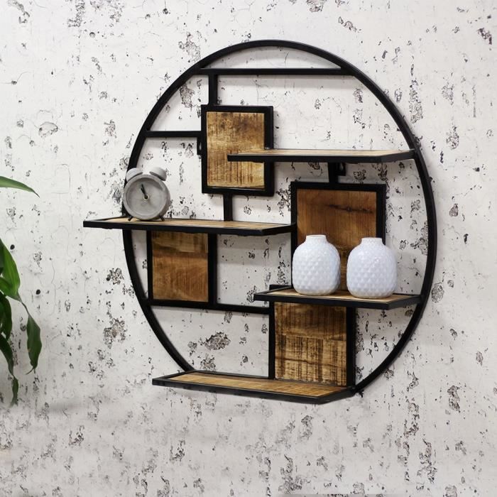 Etagère murale ronde pas cher - Le Mobilier