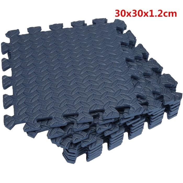 Carreaux En Mousse EVA, 12 Pièces, Tapis De Sol Puzzle En Grain De Bois 30x30cm Couleur Claire Adapte Au Salon Et A Chambre 93356301