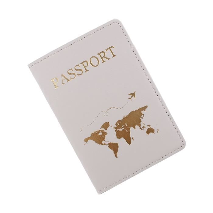 Green -8 couleurs RFID couverture de passeport de voyage portefeuille