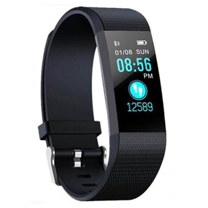 Bracelet fitness avec affichage de la tension artérielle, de la fréquence cardiaque et bluetooth : tous les produits disponibles chez