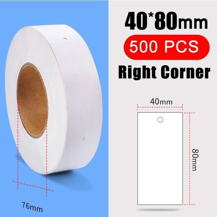 Lot D'étiquettes De Sécurité Pour Vêtements - Boucle Lock Plastique 80x50mm - Prix Détail / Antivol