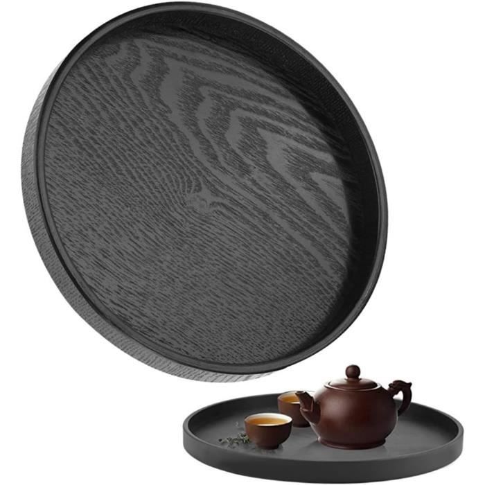 Plateau Rond En Bois - Plateau De Service Rond - 30 Cm - Antidérapant ...