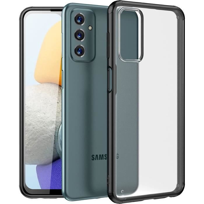 Coque pour Samsung Galaxy M23 5G,Transparent Samsung M13 4G Étui de  Protection Antichoc avec 3 Verre Trempé Protection écran,S[598]