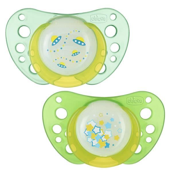 Chicco Sucette Physio Air Silicone Phosphorescente 0-6m + Boîte  Stérilisable Lot de 2 - Cdiscount Puériculture & Eveil bébé