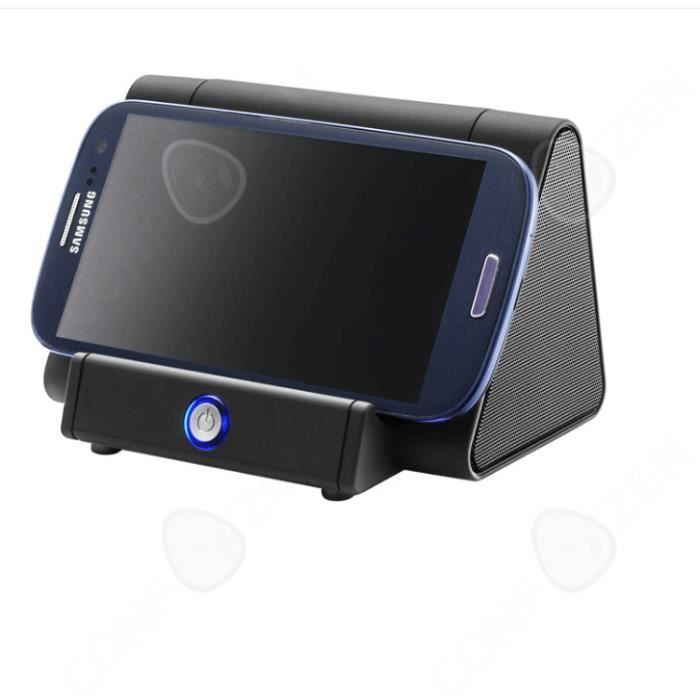 Mini Haut-Parleur Portable 3.5mm - Amplificateur Son Pour Smartphone Et PC - Son Puissant, Batterie Intégrée, Compact Et Léger