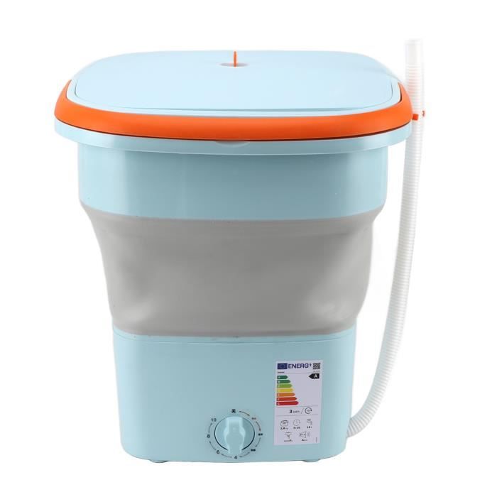 Mini Machine à Laver Pliable – Idéale Pour Voyages, Camping, Appartements Et Personnes âgées – Lavage Intelligent Et Profond